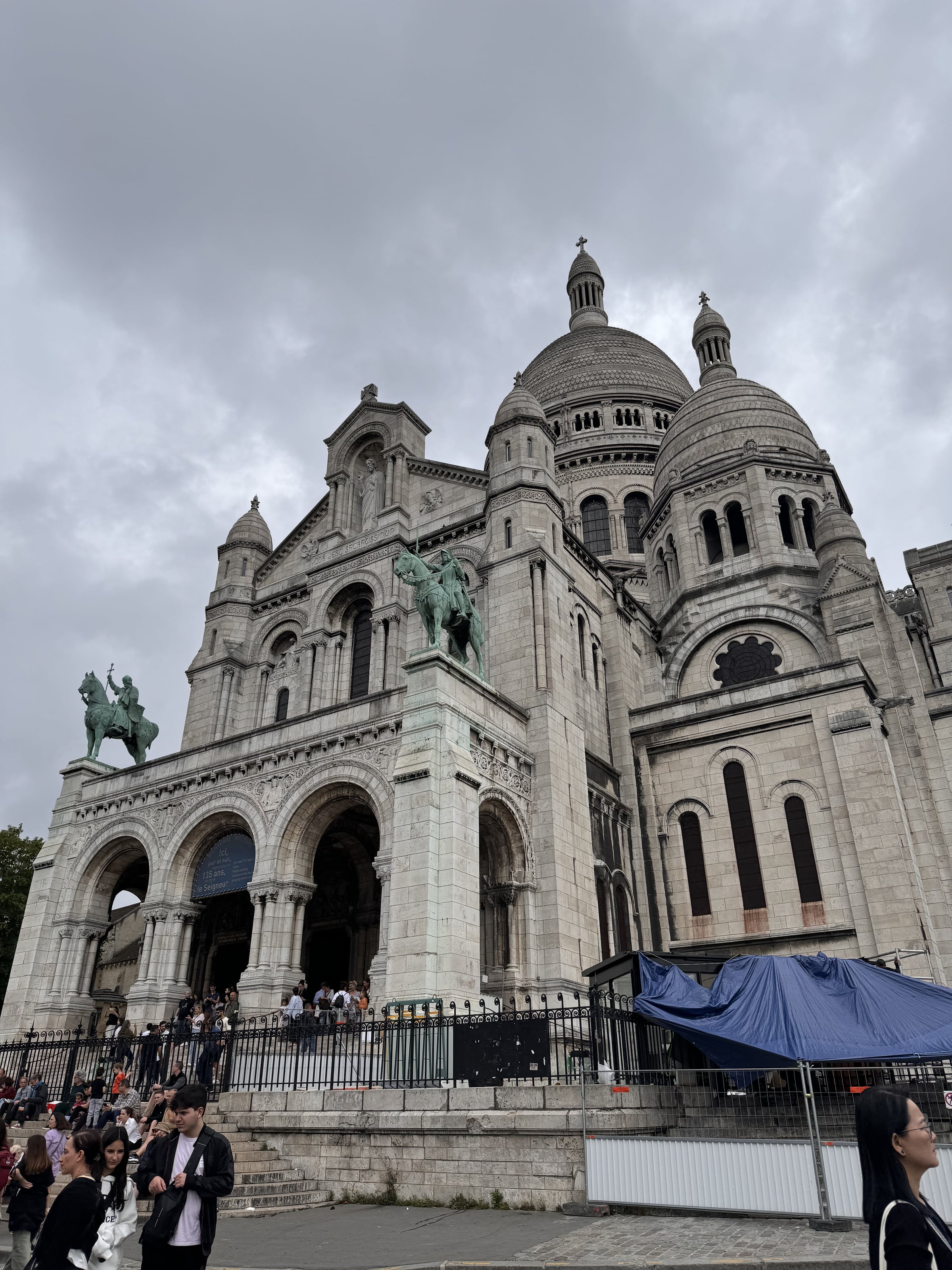 The Sacré-Cœur basilica in Montmartre